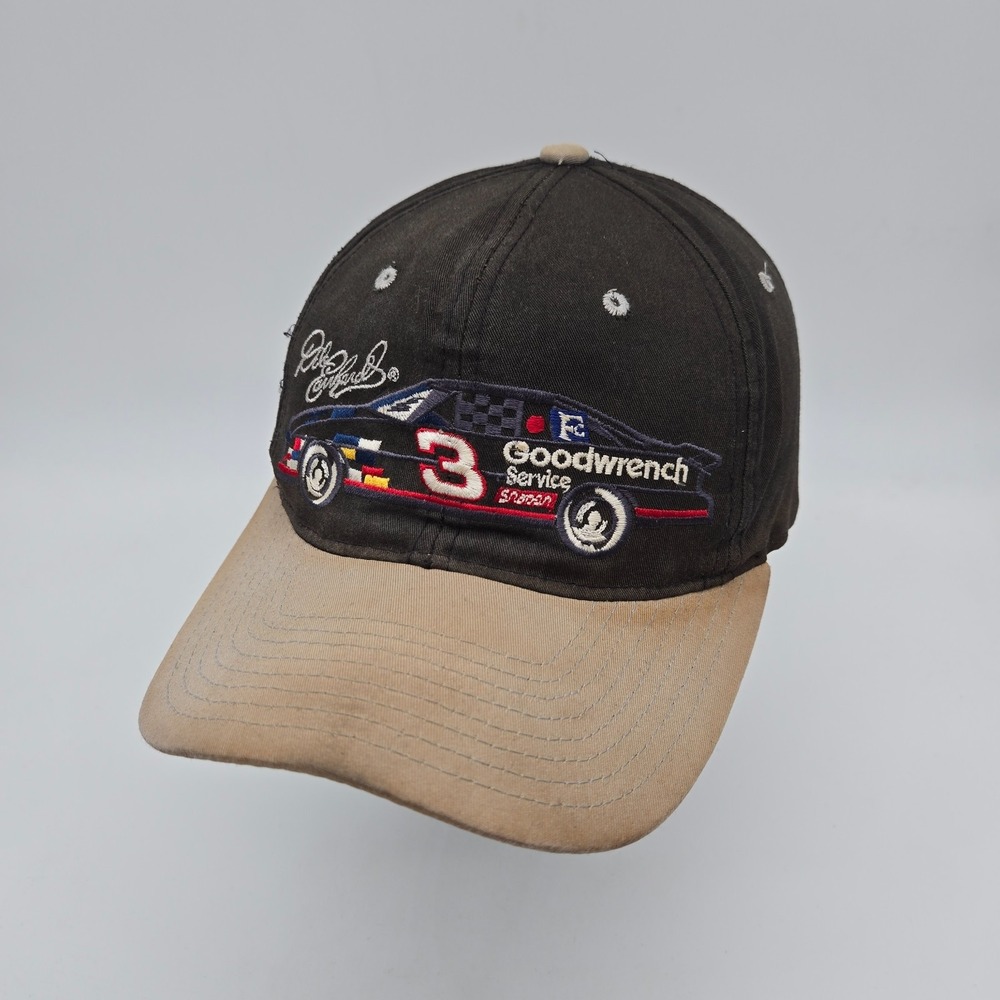 Vtg Competitors View Dale Earnhardt Snapback Hat Cap Goodwrench Car GM #3